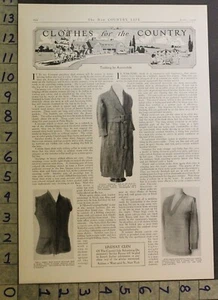 1917 FASHION WOMENS CLOTHING FASHION COUNTRY AUTO CAR TAILOR LINDSEY GLEN 28299 - Picture 1 of 1