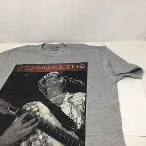 Kurt Cobain Japan graphic T shirt grey Large New - Picture 1 of 2