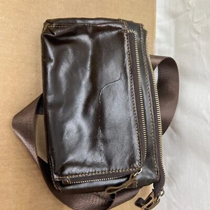 Hebetag Leather Waist Bag Fanny Pack for Men Women Travel Outdoor Hunting Hiking - Picture 1 of 4