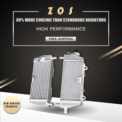 Радиатор для Kawasaki KX125 KX250 1994-2002 алюминиевый 2 ряда 34 мм пара - Изображение 1 из 4