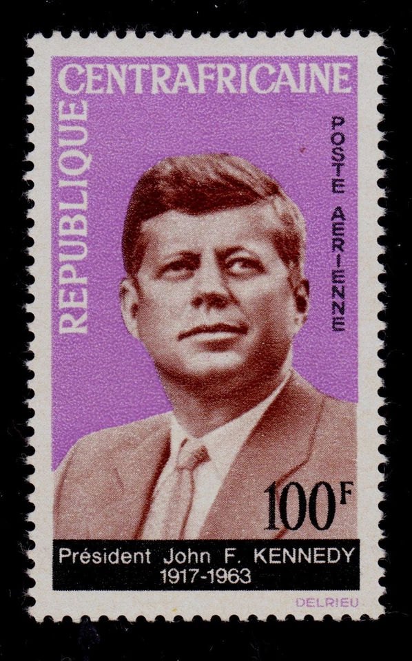 REPÚBLICA CENTROAFRICANA SCOTT # C24 MNH PRESIDENTE JOHN F. KENNEDY Foto 1 de 1