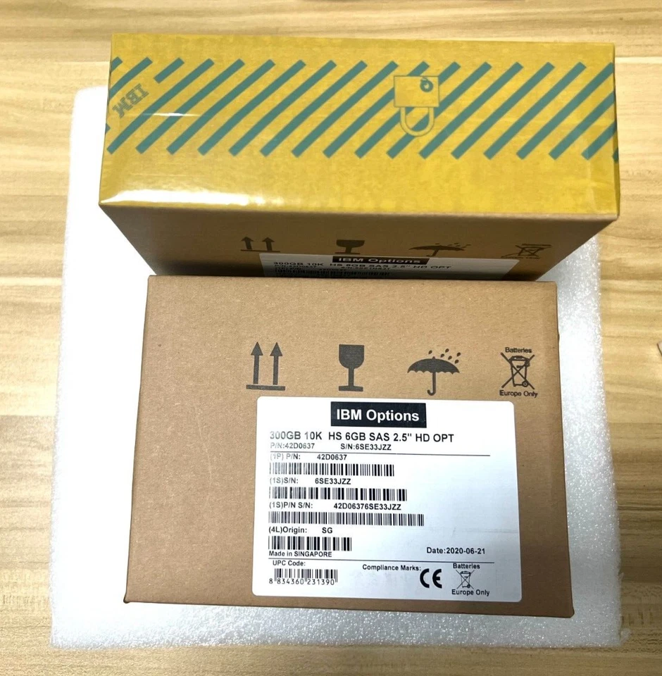 IBM 6Gb SAS FRU 42D0638 300GB service Harddisk 300G SAS 10K 2.5 - Image 1 of 3