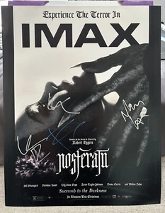 NOSFERATU SIGNED POSTER PHOTO 16X20 LILY ROSE DEPP AUTOGRAPH BILL SKARSGARD HOT1 - Picture 1 of 4