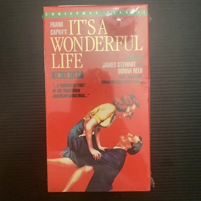 It's a Wonderful Life (VHS, 1994, Colorized Version) Brand New Sealed Christmas - Image 1 of 2