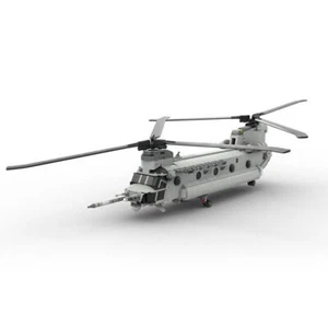 Military CH-47 Chinook Transportation Helicopter Model Block Puzzle Toys Gifts - Picture 1 of 10