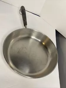 Vintage Revere Ware 2059 Fry Pan Stainless Steel Disc Bottom 9 1/2" Korea Lid - Picture 1 of 7