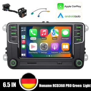 6.5" NONAME RCD360PRO 187B Grün Licht CarPlay Android Auto Radio Für VW SKODA - Bild 1 von 16