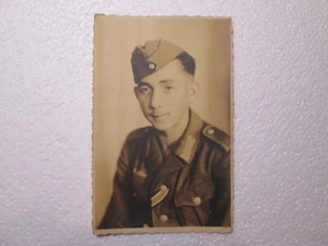 WWII German Army Soldier Unused RPPC Real Photo Postcard World War 2 - Picture 1 of 6