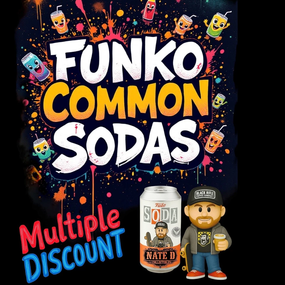 FUNKO Funk Soda Commons | Huge Selection! | Bundle & Save - Bigger Discount with More!