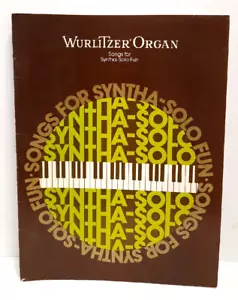 Wurlitzer Orgellieder für Syntha-Solo Fun Notenbuch 1977 Vintage - Bild 1 von 3