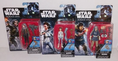 Star Wars Lote De 3 Figuras De Acción Rebeldes Rogue One, Nuevas En Embalaje Dañado  Foto 1 de 4