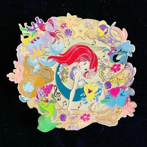 LE 50 Jumbo Fantasy Arielle Flunder unter dem Meer kleine Meerjungfrau Musik Disney Pin - Bild 1 von 1