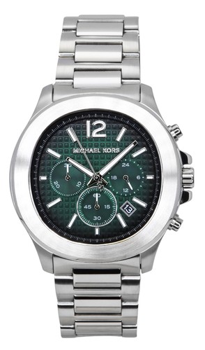 Orologio Uomo Michael Kors Oversized Sage Cronografo Quadrante Verde Quarzo MK9191