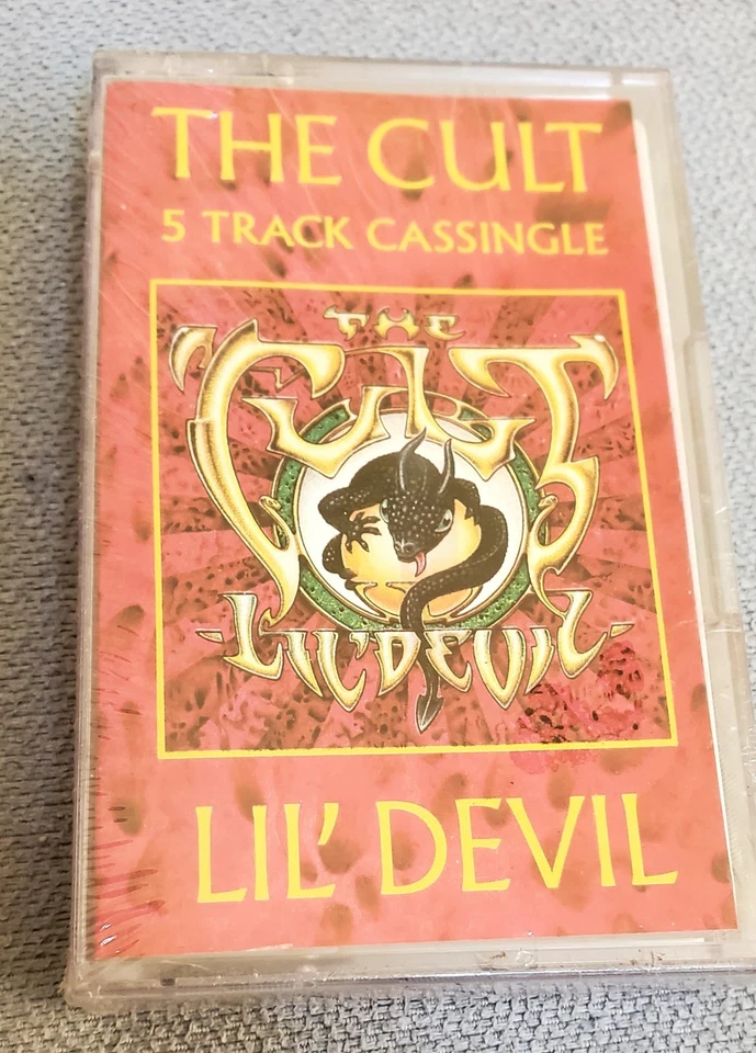 Vintage SEALED The Cult - Lil' Devil - 5 Track Cassingle Cassette 1987, BEG 188C - Image 1 of 4