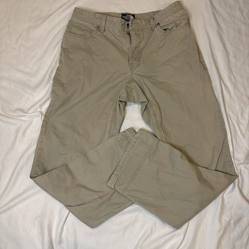 The North Face Pants Mens 34x31 Tan Brown Cotton Stretch Lightweight - Image 1 of 4