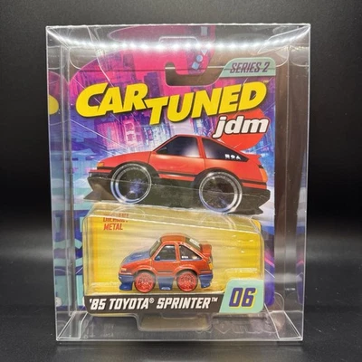 🔥CarTuned JDM Serie 2 Fondo Rojo Super Chase '85 Toyota Sprinter ¡Raro! Foto 1 de 4