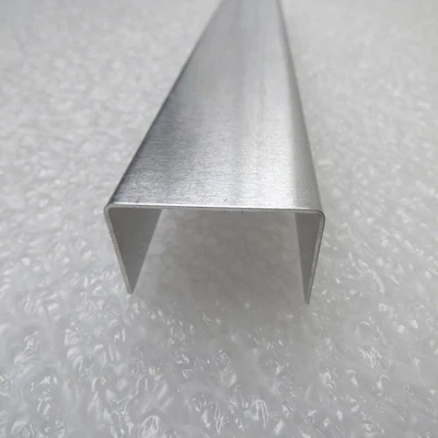Alu Profil Stärke 0,8mm U-Profil Aluminium U-Schiene Kantenschutz Aluprofil - Bild 1 von 4