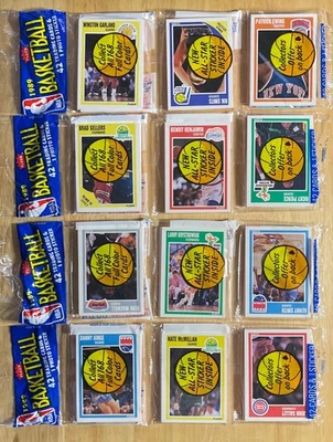 Fleer Basketball 1989 paquetes de rack sellados de fábrica - Salón de la fama Patrick Ewing y Larry Bird Foto 1 de 4