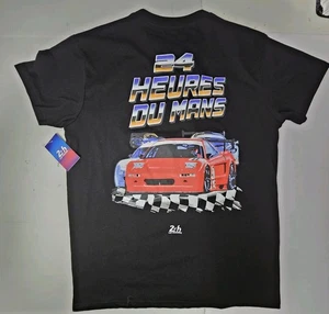 Neu 24 Stunden von Le Mans schwarzes kurzärmliges Hemd Herren Größe XL 1995 Honda NSX GT1 - Bild 1 von 10