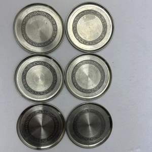 Selangor Pewter Coasters - Vintage - Set Of 6 - Pre Owned - Picture 1 of 3