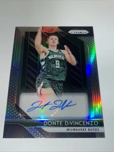 2018-19 Panini Prizm Rookie Signatures Silver Donte DiVincenzo #RS-DDV Auto RC - Bild 1 von 2