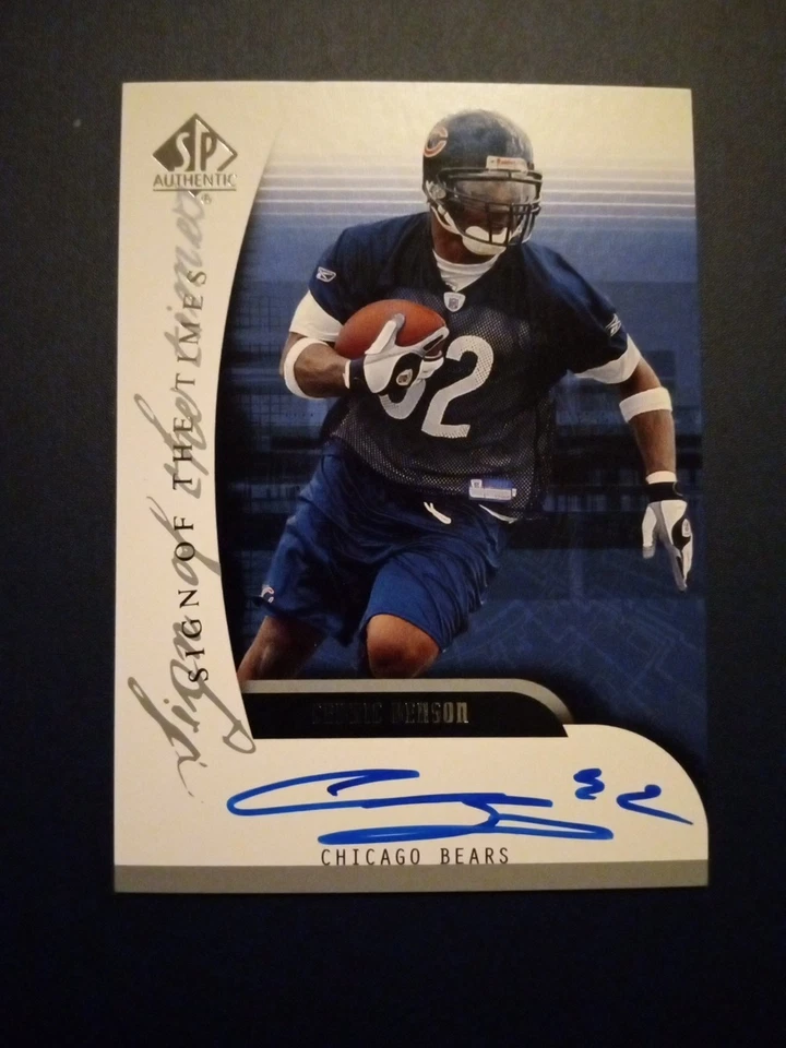 2005 SP Authentic Cedric Benson Autograph SOT-CB - Image 1 of 2