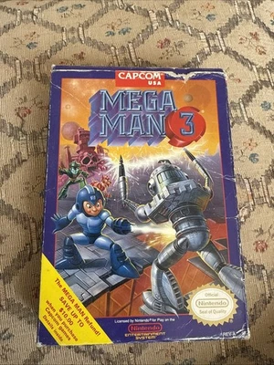 Mega Man 3 - 1992 Nintendo NES Game with Box and Manual - Image 1 of 4