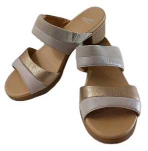 Dansko Sandalen Damengröße 40 US 9,5-10 Rouge Leder Wildleder Slipper Schuh Absatz gebraucht, in einwandfreiem Zustand  - Bild 1 von 13