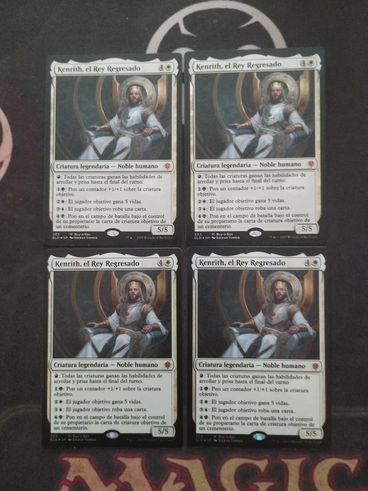 MTG 4x FOIL Kenrith, el Rey Regresado -BaB- SPANISH NM - Imagen 1 de 1