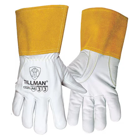Tillman 1332M 1332 Gloves, Straight Cuff, Straight Thumb, Premium Goatskin, M, - Image 1 of 1