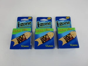 Polaroid I-Zone Instant Pocket Sticker Film Lot Of 3 12 Photos New Expired 12/00 - Picture 1 of 10