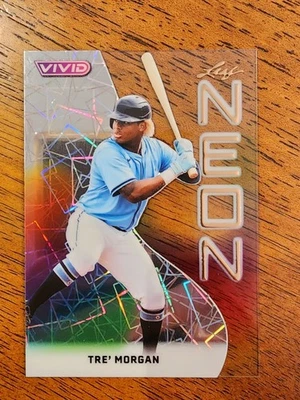2025 Leaf Vivid Baseball NEON Tre' Morgan # 1/1 - Image 1 of 2