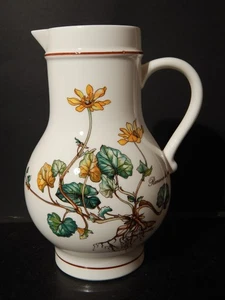 VILLEROY&BOCH CARAFFA BROCCA PORCELLANA COLLEZIONE BOTANICA VINTAGE - Imagen 1 de 5