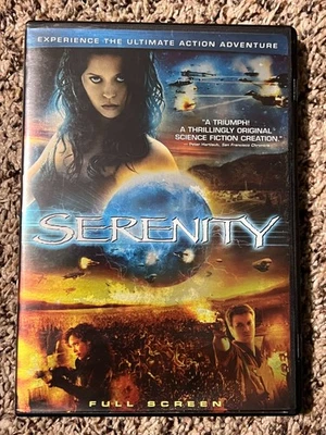 SERENITY Full screen Action Adventures Universal Studios DVD Movie - Image 1 of 2