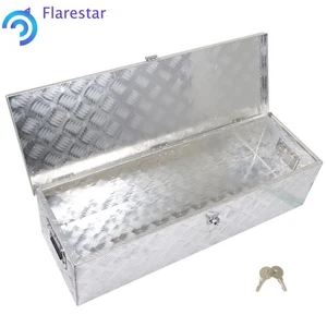 CAMIONETA PICKUP 39"X13"X10" MALETERO CAJA HERRAMIENTAS REMOLQUE ALMACENAMIENTO + BLOQUEO ALUMINIO - Imagen 1 de 12