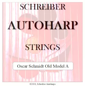 Autoharp String Set for Oscar Schmidt Old Model A - Picture 1 of 1