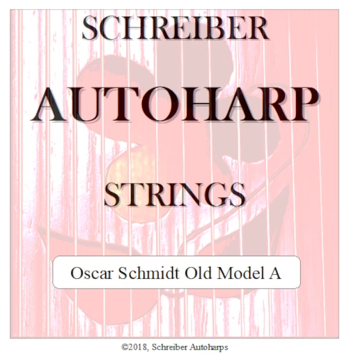 Autoharp String Set for Oscar Schmidt Old Model A - Image 1 of 1