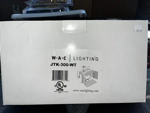 WAC Lighting JKT-300-WT Cuarzo Pared Lavadora Pista Luz Piezas Completo NUEVO - Imagen 1 de 7