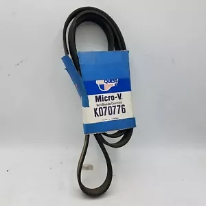 Serpentine Belt Carquest Gates K070776 Worn Sleeve - Picture 1 of 3