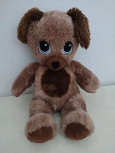 Build A Bear brauner Welpe Hund mit großen blauen Augen weiche Ohren Plüsch süße Umarmungen 15 Zoll - Bild 1 von 9