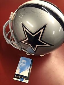 Tony Dorsett Autographed Full size PRO LINE Authentic Helmet Cowboys! CSA Show