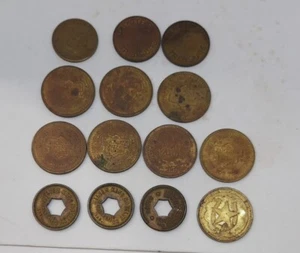 🪙 Lot of 14 Misc Arcade Game Tokens FREE SHIPPING  - Picture 1 of 16