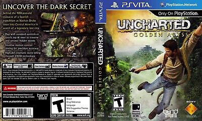 Uncharted Golden Abyss PS Vita Replacement Box Case Cover Art Work Only • 3.99£