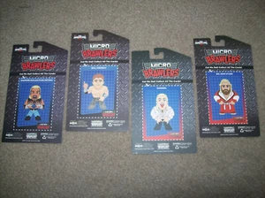4 Pro Wrestling MICRO BRAWLERS CARDS DDP WILL OSPREAY STUDD WWE AEW WcW NXT AWA - Picture 1 of 1