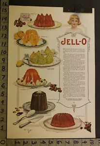 1919 JELLO GELATIN FRUIT MOLD NORMAN PRICE ART FOOD KITCHEN HOME DECOR AD XW36 - Picture 1 of 1