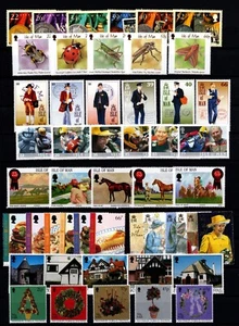 ISLE OF MAN  2001  YEAR SET  COMMEMORATIVES:  9 SETS + 2 MINISHEETS  MNH - Picture 1 of 2