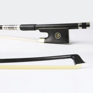 10pcs Professional plaid Carbon fiber violin bow 4/4,good balance,round Stick - Picture 1 of 7