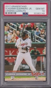 VLADIMIR GUERRERO JR. RC 2017 TRIBUNA GRADUADA NOVATO ¡IMPECABLE PSA10! BLUE JAYS - Imagen 1 de 1