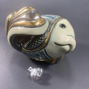 De Rosa RINCONADA Artisan Fish Trinket with Little Fish Trinket Charm Box 1600 - Picture 1 of 16
