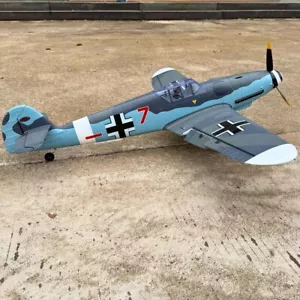 Dynam Messerschmitt BF-109 V2 4S RC Warbird Plane 1300mm w/ Flaps - Picture 1 of 29